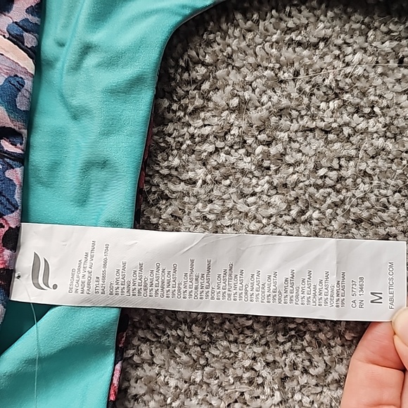 Fabletics Halter Reversible Sports Bra - Picture 5 of 5